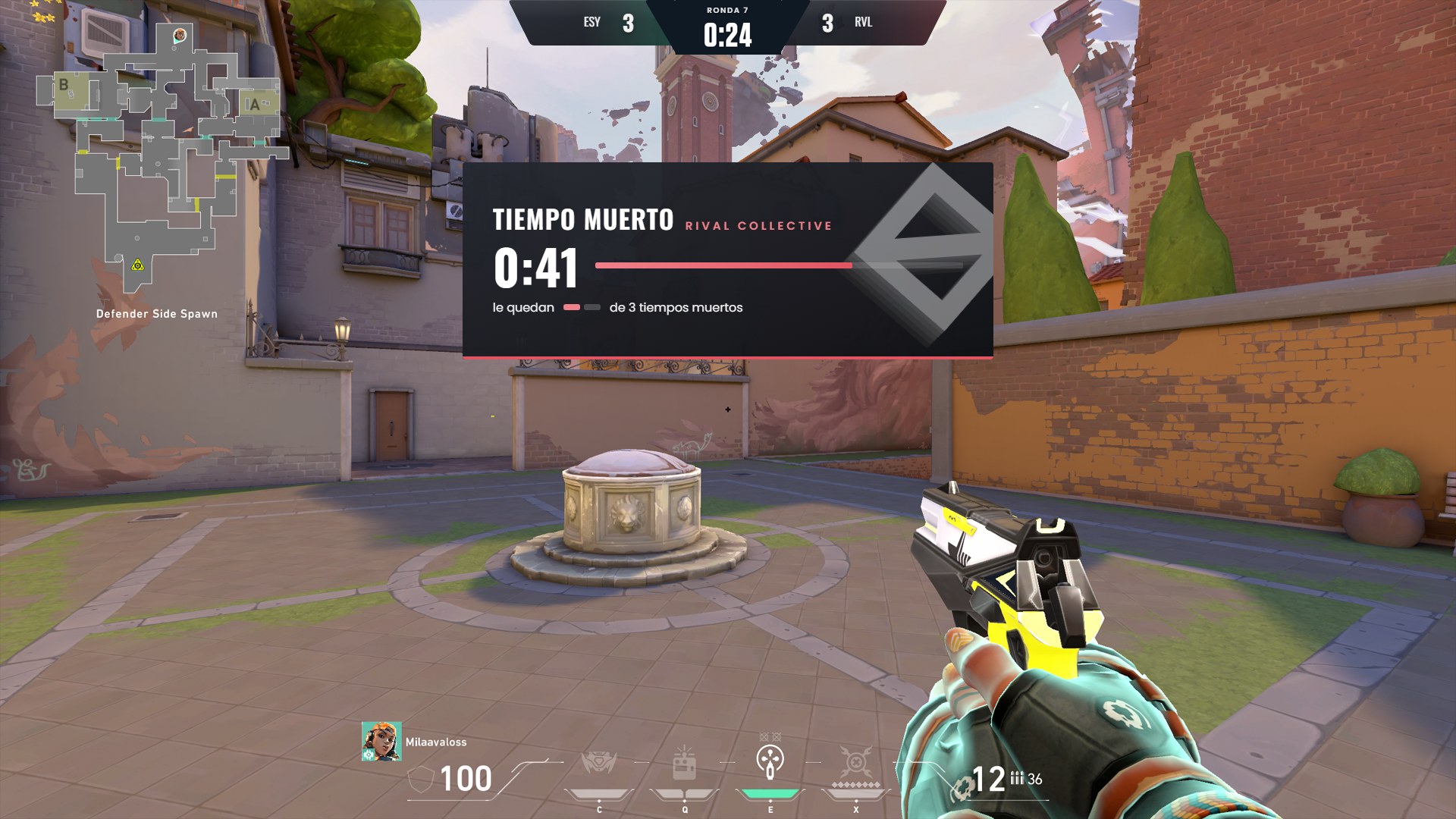 Operator card: timeout with team and message